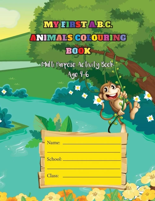 My First A.B.C. Animals Colouring Book