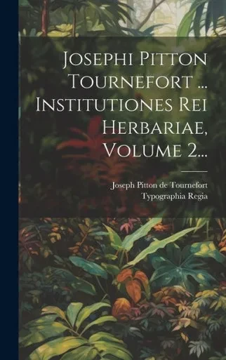 Josephi Pitton Tournefort ... Institutiones Rei Herbariae, Volume 2... (Latin Edition)