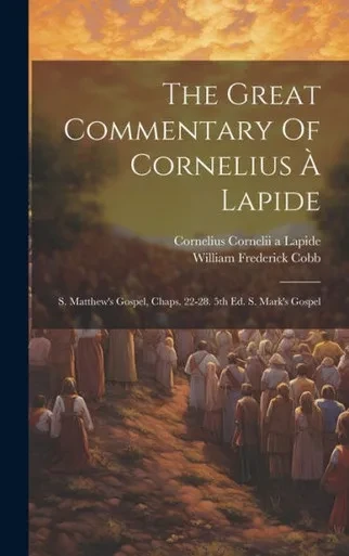 The Great Commentary Of Cornelius À Lapide: S. Matthew's Gospel, Chaps. 22-28. 5Th Ed. S. Mark's Gospel