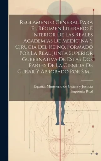 Reglamento General Para El Régimen Literario É Interior De Las Reales Academias De Medicina Y Cirugia Del Reino, Formado Por La Real Junta Superior ... Y Aprobado Por S.M.... (Spanish Edition)