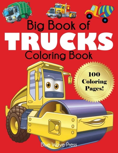 Big Book Of Trucks Coloring Book