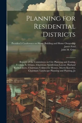 Planning For Residential Districts; Reports Of The Committees On City Planning And Zoning, Frederic A. Delano, Chairman; Subdivision Layout, Harland ... Chairman; Landscape Planning And Planting, Jo