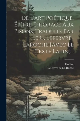 De L'Art Poétique, Épître D'Horace Aux Pisons, Traduite Par Le C. Lefebvre-Laroche [Avec Le Texte Latin]... (French Edition)