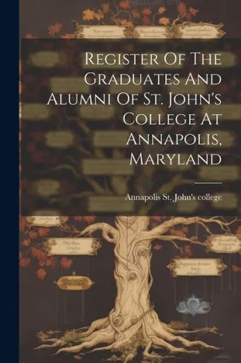Register Of The Graduates And Alumni Of St. John's College At Annapolis, Maryland