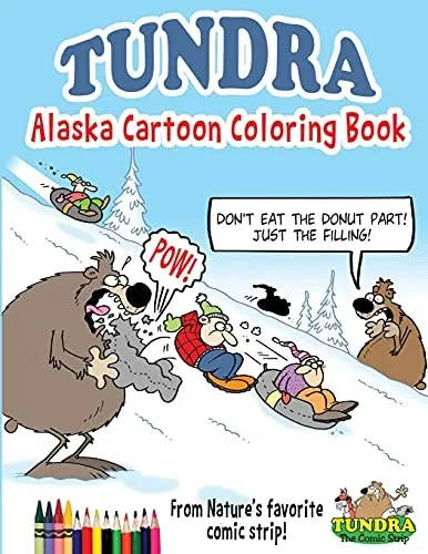 Tundra: Alaska Cartoon Coloring Book