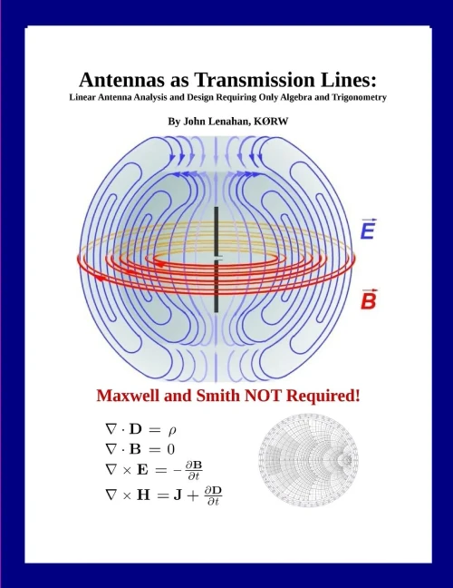 Antennas As Transmission Lines : Linear Antenna Analysis And Design Requiring Only Algebra And Trigonometry