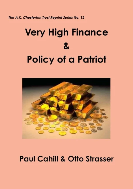 Very High Finance & Policy Of A Patriot