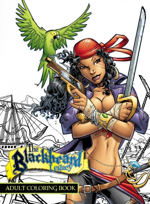 Blackbeard Legacy: Adult Coloring Book