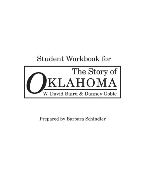 Student Workbook For The Story Of Oklahoma