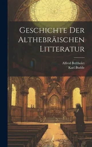 Geschichte Der Althebräischen Litteratur (German Edition)