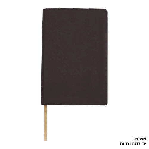 Holy Bible: Legacy Standard Bible, Brown Faux Leather, 2 Column Verse-By-Verse