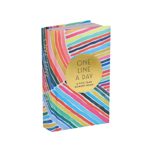 Rainbow One Line A Day: A Five-Year Memory Book