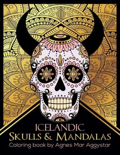 Skulls & Mandalas: Colouring Book By Agnes Mar Aggystar