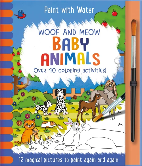 Woof And Meow - Baby Animals (Paint With Water)