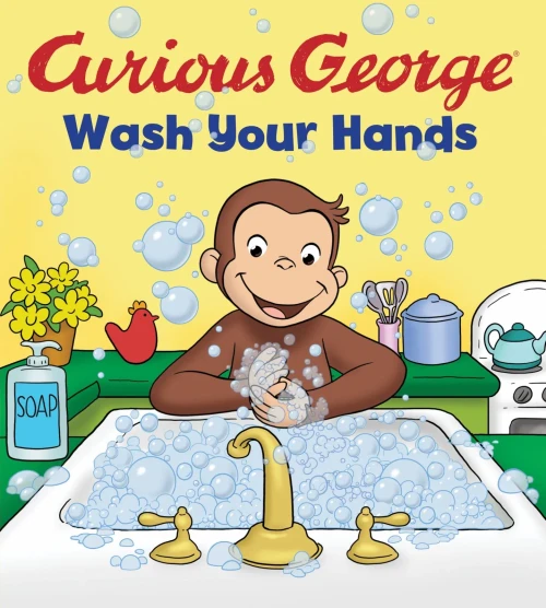 Curious George Wash Your Hands (Cgtv Board Book)