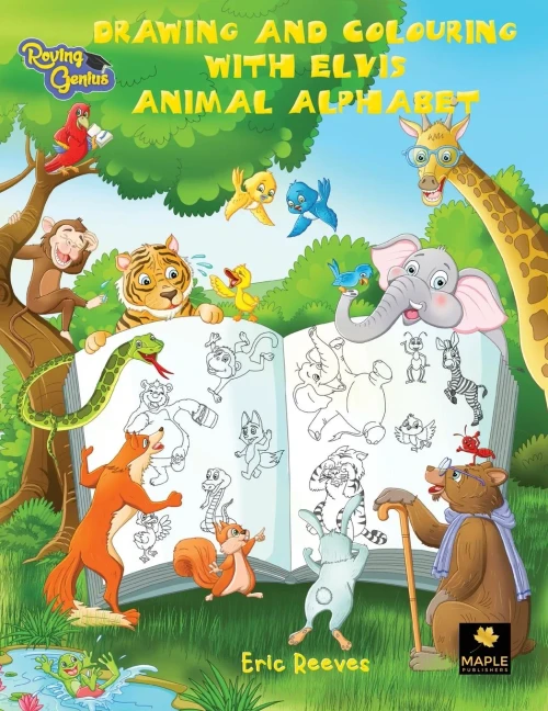 Drawing And Colouring With Elvis: Animal Alphabet