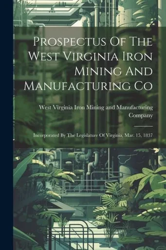 Prospectus Of The West Virginia Iron Mining And Manufacturing Co: Incorporated By The Legislature Of Virginia, Mar. 15, 1837