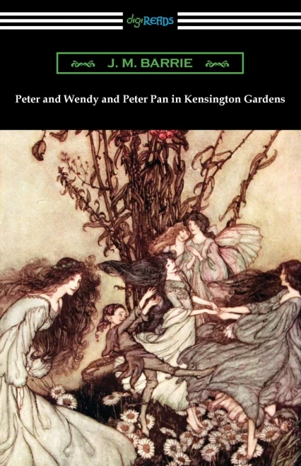 Peter And Wendy And Peter Pan In Kensington Gardens