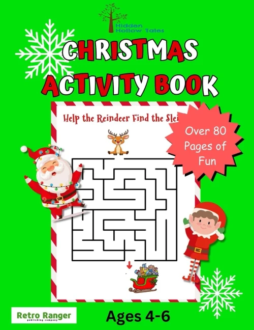 Hidden Hollow Tales Christmas Activity Book Ages 4 To 6