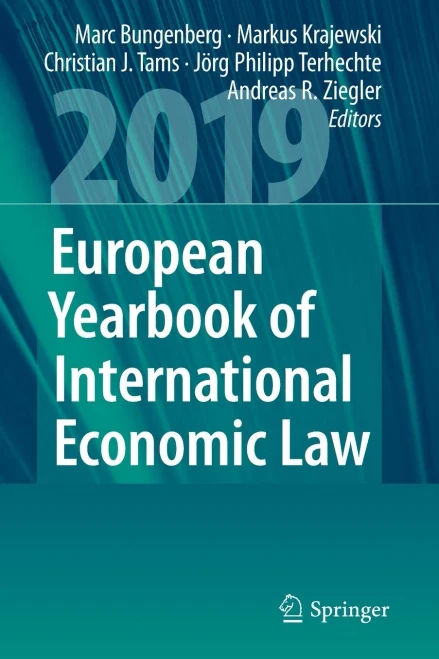 European Yearbook Of International Economic Law 2019