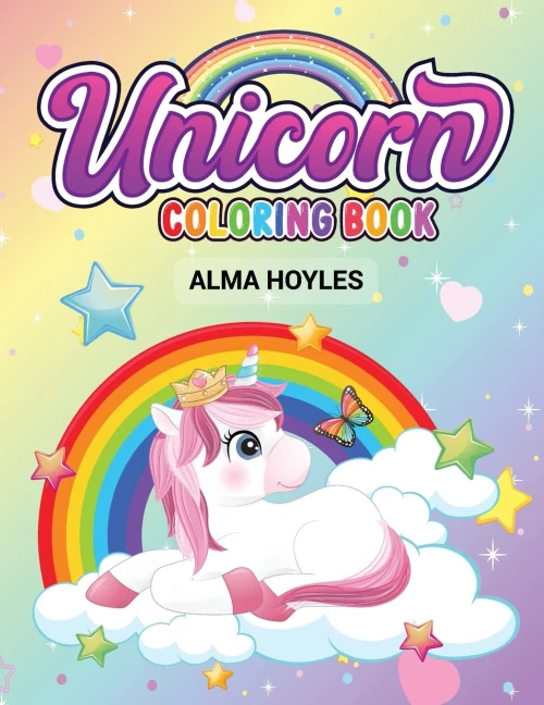 Unicorn Coloring Book: Super Cute Unicorn Coloring Book