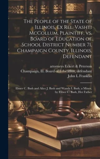 The People Of The State Of Illinois, Ex Rel. Vashti Mccollum, Plaintiff, Vs. Board Of Education Of School District Number 71, Champaign County, ... Bash, A Minor, By Elmer C. Bash, Her Father