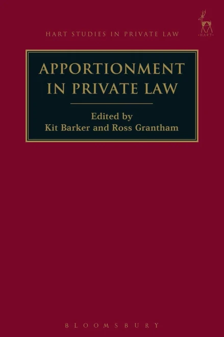 Apportionment In Private Law (Hart Studies In Private Law)