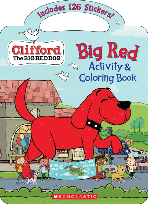 Big Red Activity & Coloring Book (Clifford The Big Red Dog)