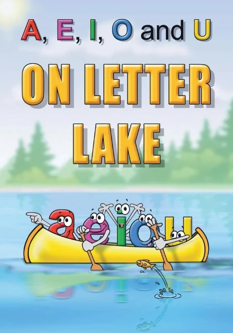 A, E, I, O And U On Letter Lake