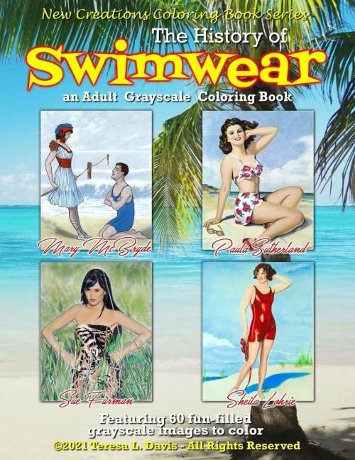 New Creations Coloring Book Series: The History Of Swimwear