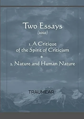 A Critique Of The Spirit Of Criticism - Nature And Human Nature