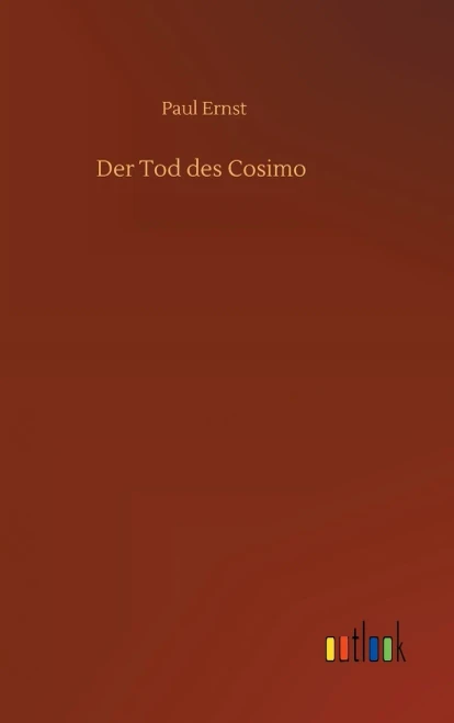 Der Tod Des Cosimo (German Edition)