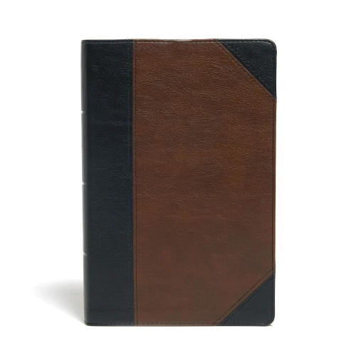 Kjv Large Print Personal Size Reference Bible, Brown/Black Leathertouch Indexed