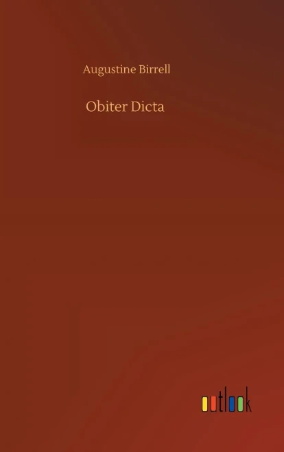 Obiter Dicta