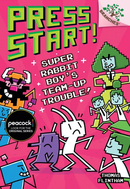 Super Rabbit Boy’S Team-Up Trouble!: A Branches Book (Press Start! #10) (Library Edition) (10)