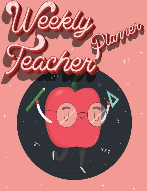Weekly Teacher Planner: Academic Year Lesson Plan And Record Book - Undated Weekly/Monthly Plan Book