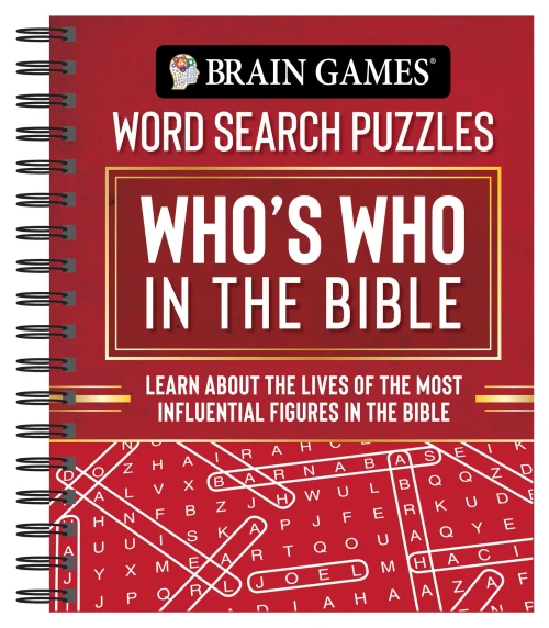 Brain Games - Word Search Puzzles: Who'S Who In The Bible: Learn About The Lives Of The Most Influential Figures In The Bible