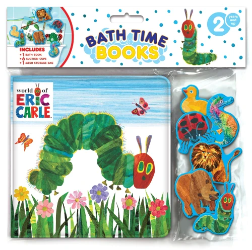The World Of Eric Carle Bath Time Books (Eva Bag) With Suction Cups And Mesh Bag
