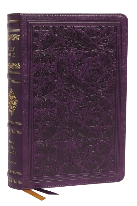 Kjv, Personal Size Reference Bible, Sovereign Collection, Leathersoft, Purple, Red Letter, Comfort Print: Holy Bible, King James Version