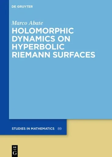 Holomorphic Dynamics On Hyperbolic Riemann Surfaces (De Gruyter Studies In Mathematics, 89)