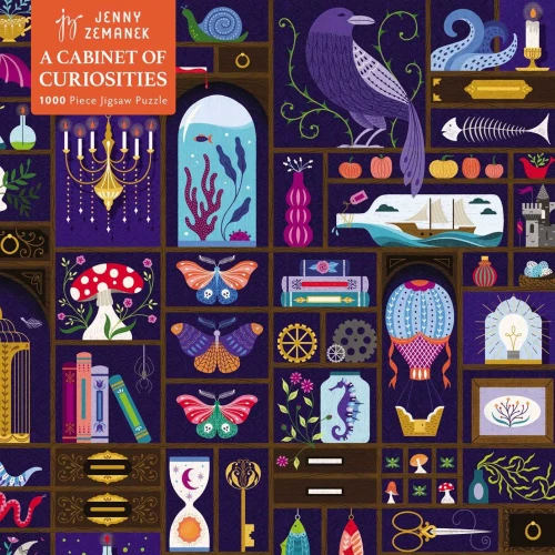 Adult Jigsaw Puzzle: Jenny Zemanek: Cabinet of Curiosities: 1000-Piece Jigsaw Puzzles