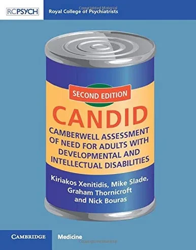 Camberwell Assessment Of Need For Adults With Developmental And Intellectual Disabilities (Candid) - 9781911623489
