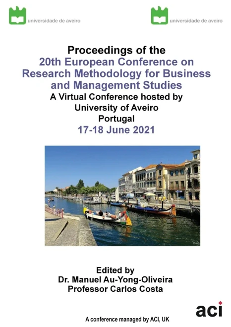 Ecrm 2021-Proceedings Of The 20Th European Conference On Research Methodology For Business And Management Studies - 9781912764976