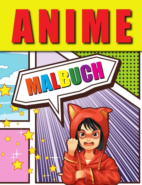Anime Malbuch: Liebenswerte Anime-Farbseiten, Manga-Malbuch Fã¼R Kinder Und Erwachsene Mit Entspannenden Stressabbau-Motiven (German Edition) - 9781915015297