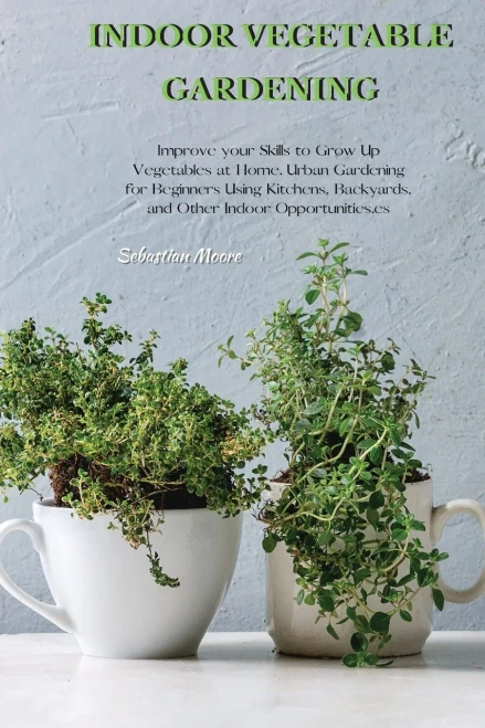 Indoor Vegetable Gardening: Improve Your Skills To Grow Up Vegetables At Home. Urban Gardening For Beginners Using Kitchens, Backyards, And Other Indoor Opportunities. - 9781802513936