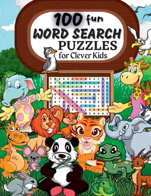 100 Word Search Puzzles: Word Search Puzzle Book Ages 6-8 9-12 Word For Word Wonder Words Activity For Children 4, 5, 6, 7 And 8 (Fun Learning Activities For Kids - 9781803536866