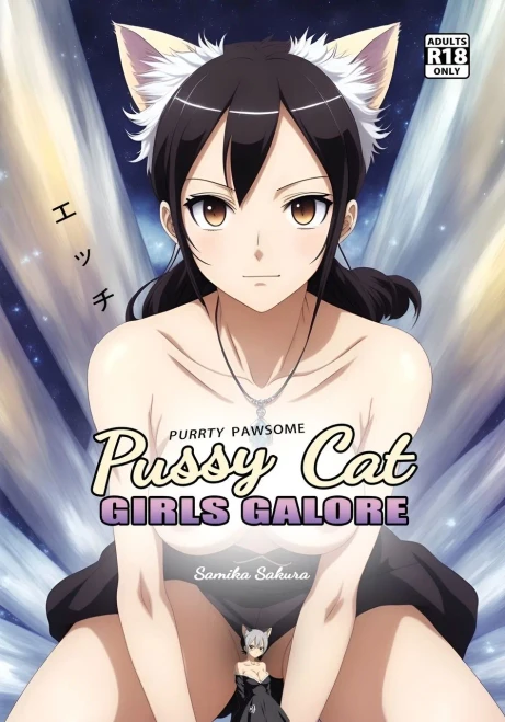 Pussy Cat Girls Galore : A Purrty Pawsome Ecchi Pictorial for Adults
