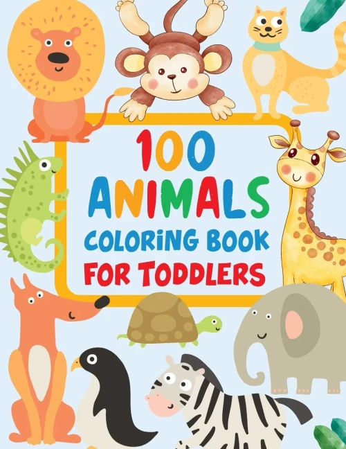 100 Animals Activity Book for Toddlers : Activity Book for Kids