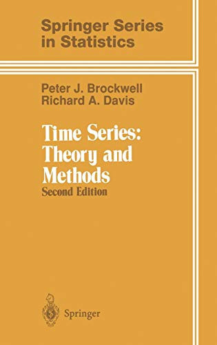 Time Series: Theory And Methods, 2Nd Edition