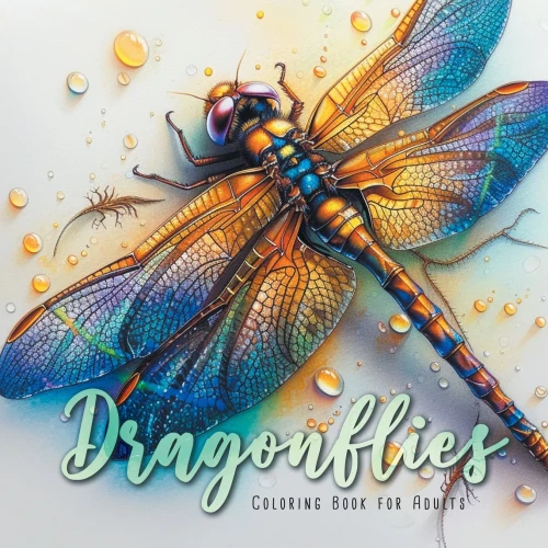 Dragonflies Coloring Book for Adults : Dragonfly Coloring Book for Adults|zentangle Dragonflies Coloring Book for Adults| Dragonflies Grayscale Coloring